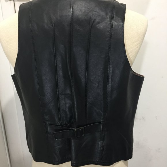 THE BOUTIQUE OF LEATHERS VINTAGE VESTS SIZE L - Picture 4 of 8